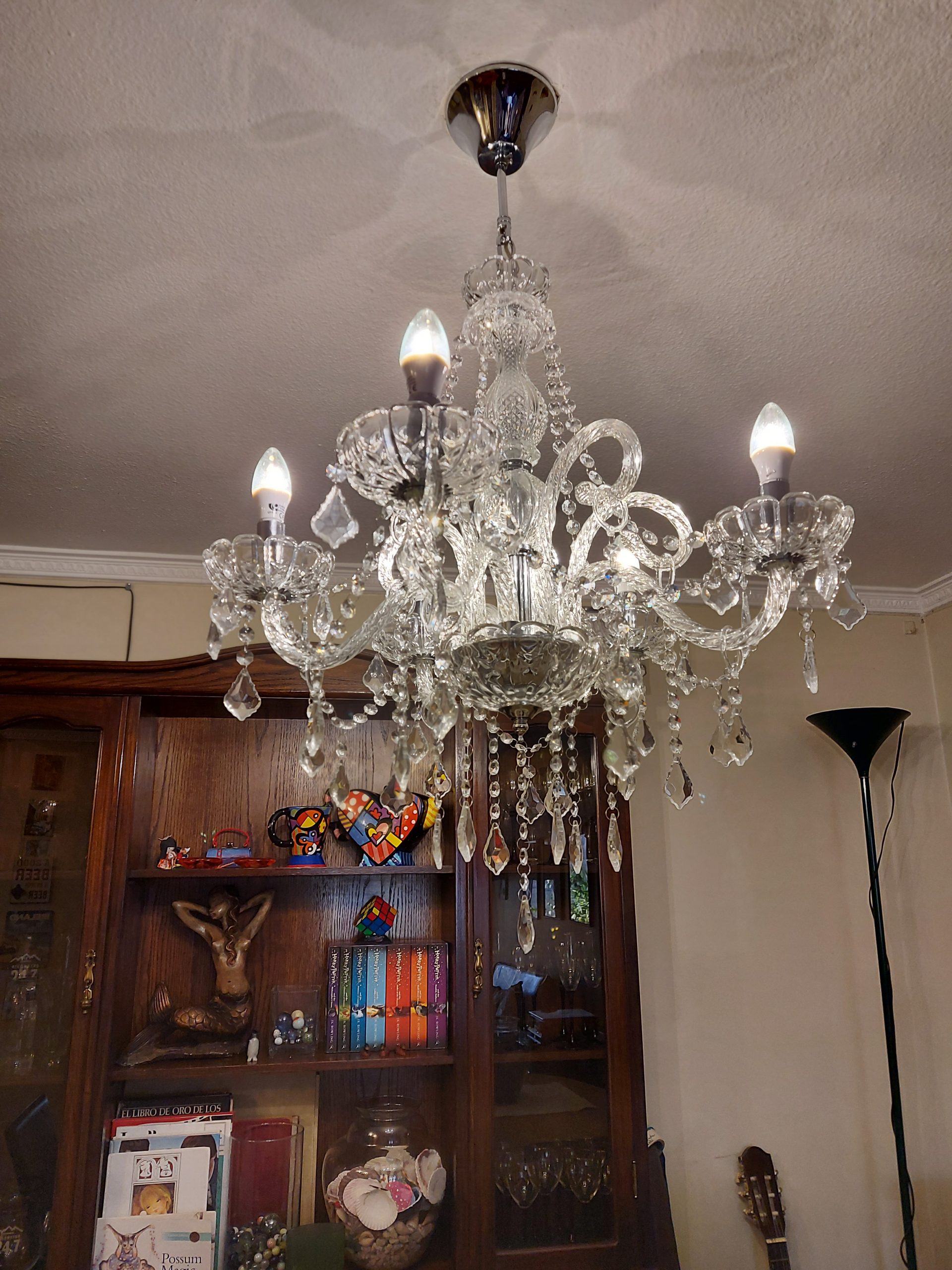 Chandelier Cristal Clasica 3 Luces