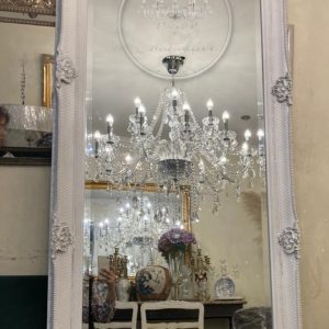 Espejo Provenzal Diseño Antiguo Blanco
